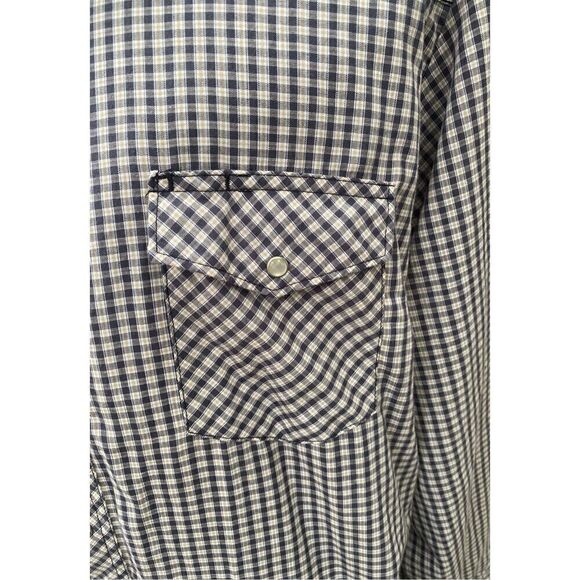 Wrangler Western Shirt Men’s XL Pearl Snap Button Font and Coffs.  Yellowstone C - Picture 10 of 10